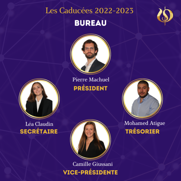 Le coeur de l'association. Le bureau communique avec les différents pôles et gère l'ensemble de l'association.